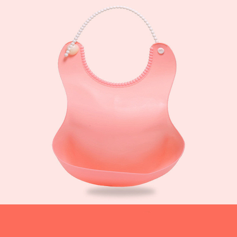 Waterproof Silicone Baby Bib – Hygienic & Adjustable Feeding Bibs for Infants and Toddlers