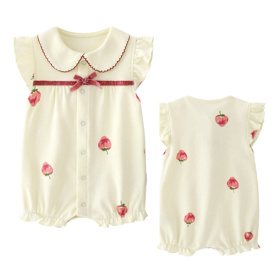 Toddler Princess Summer Cotton Romper