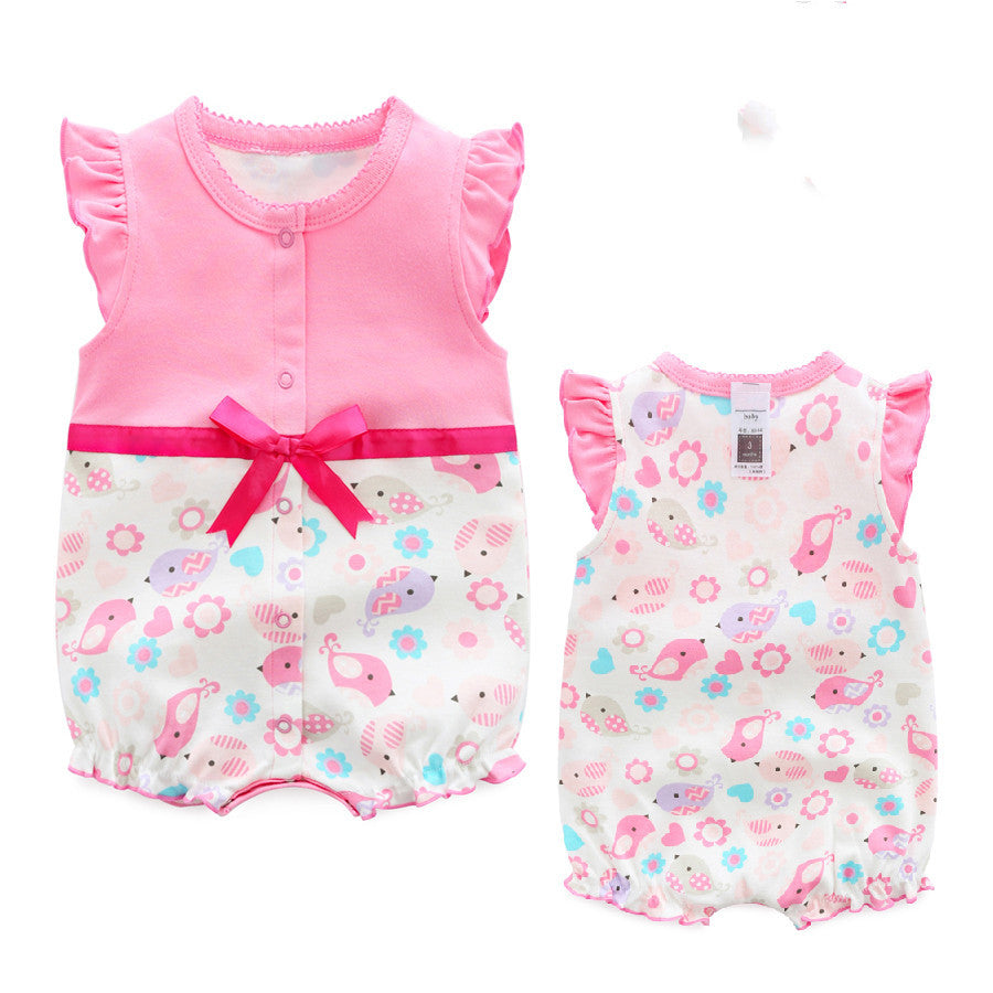 Toddler Princess Summer Cotton Romper