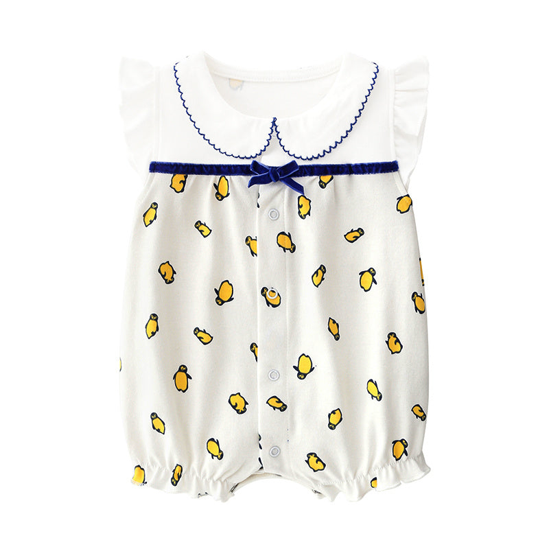 Toddler Princess Summer Cotton Romper