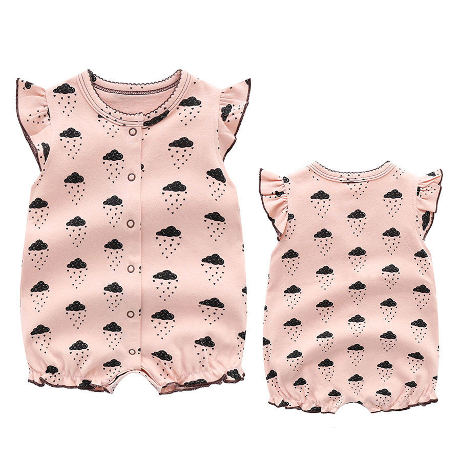 Toddler Princess Summer Cotton Romper