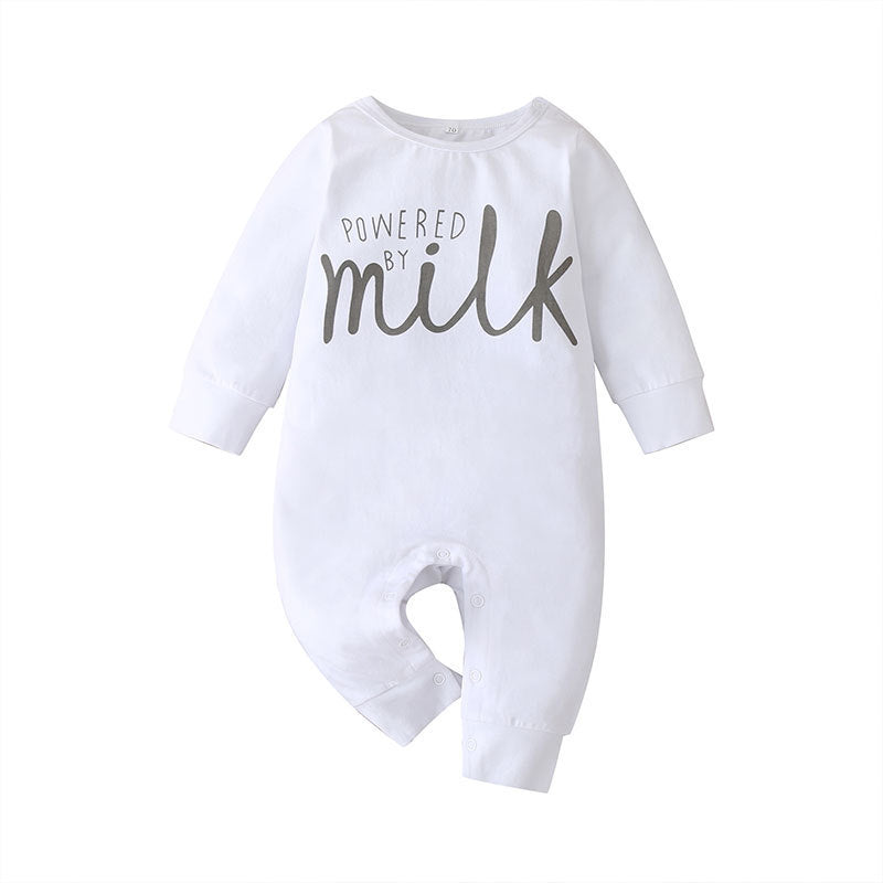 Alphabet Casual Cotton Baby Bodysuit