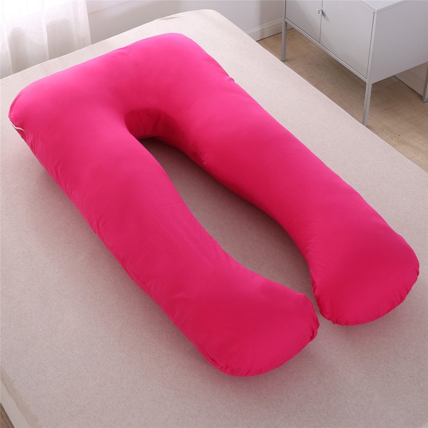 Full Body Maternity Pillow – Removable & Washable U-Shape Support for Pregnancy Comfort