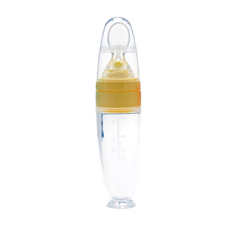 Silicone Squeeze Rice Cereal Bottle for Easy Infant Feeding