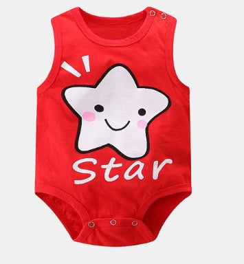 Sleeveless Baby Rompers | 100% Cotton Newborn Clothes
