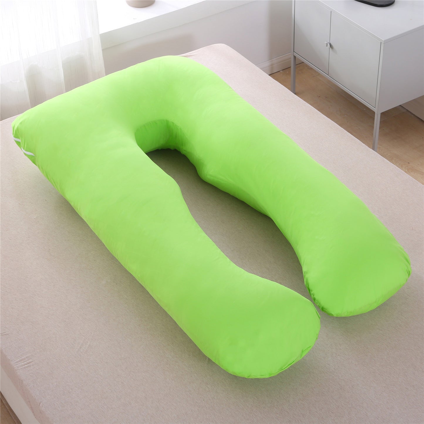 Full Body Maternity Pillow – Removable & Washable U-Shape Support for Pregnancy Comfort