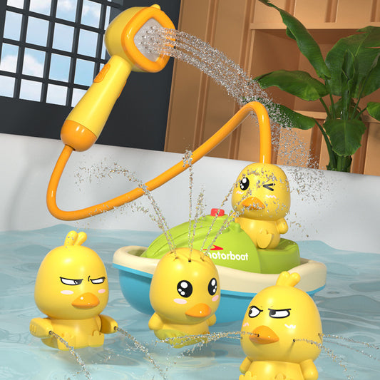 Cute Battery-Operated Water Spray Duck Toy – Splash & Play Fun!