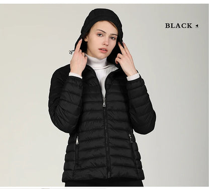 Long Sleeve Ultralight Down Puffer Jackets