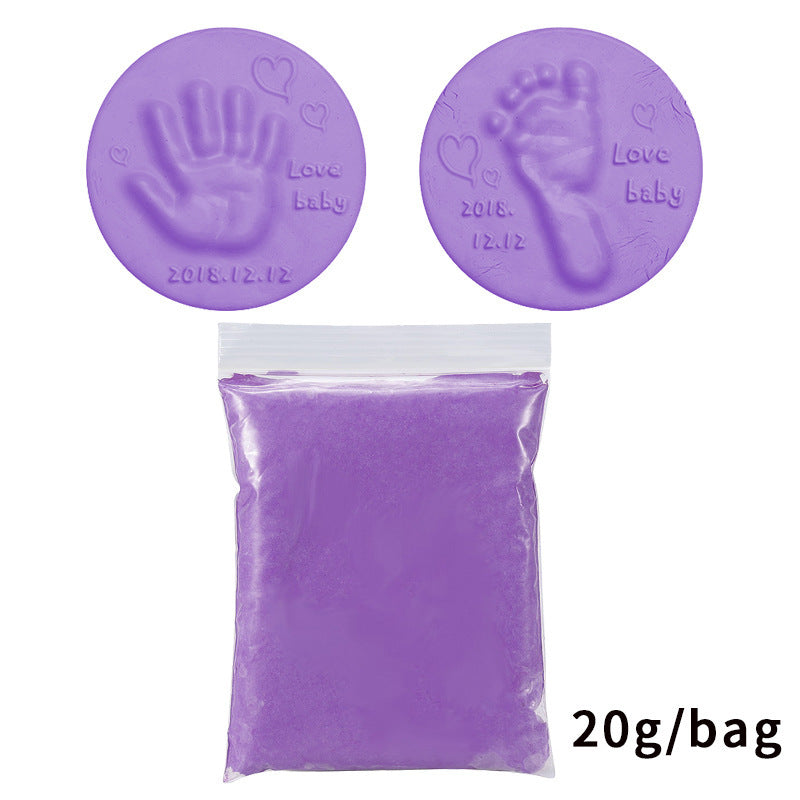 Baby Handprint & Footprint Clay – Non-Toxic Keepsake Kit for 0-6 Months