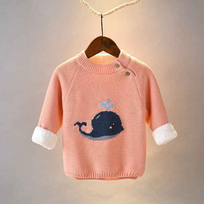 Cozy Cotton Pullover with Motion Elements – Soft-Treated Comfort