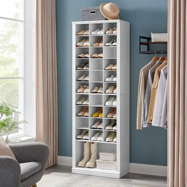 Free Standing Space 11-Tier Shoe Storage Cabinet