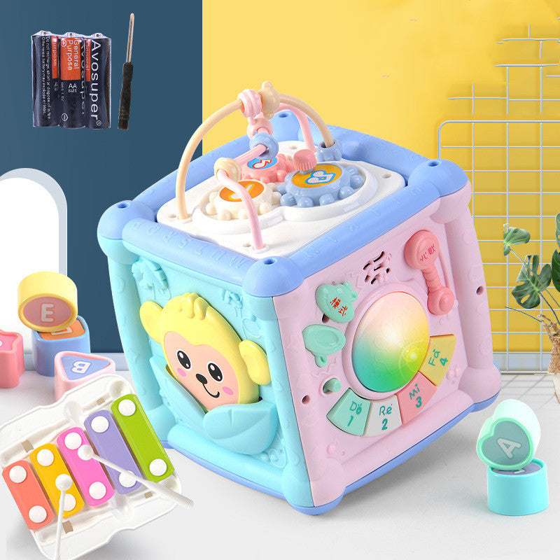 Musical Building Blocks Cube – Stack, Learn & Listen!