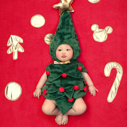Children's Photographic Clothing Set with Hat - Size 0-6 Months
