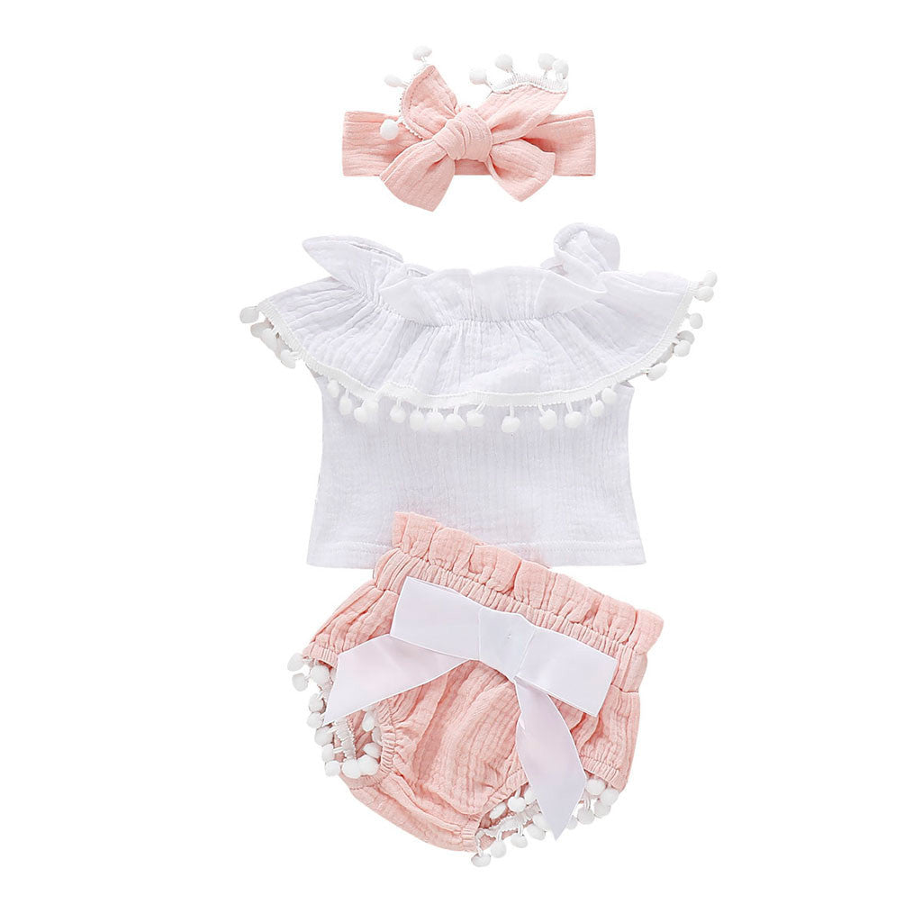 Soft Cotton Sleeveless Set for Girls – Stylish & Comfortable