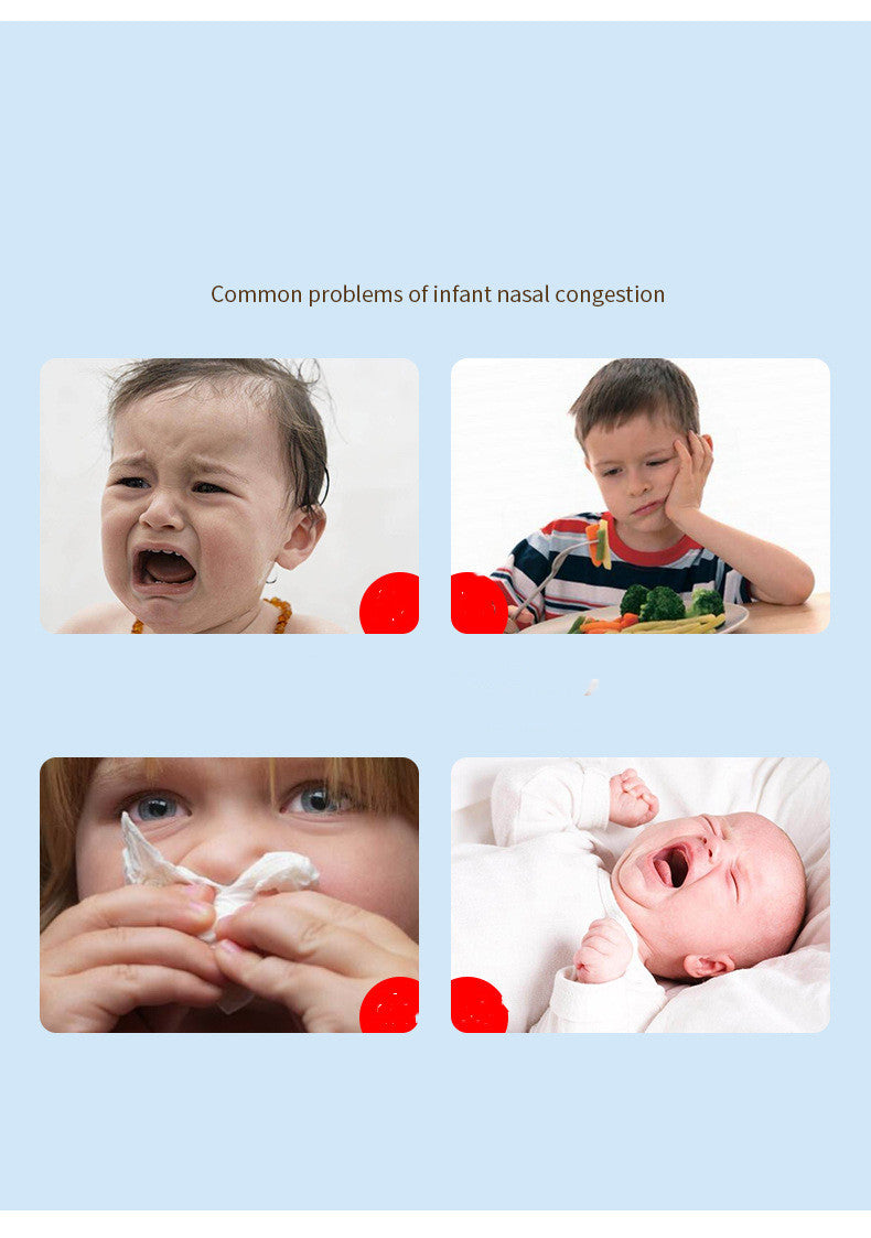 Sweden-Designed Silicone Mouth Suction Nasal Aspirator – Gentle Baby Nose Cleaner