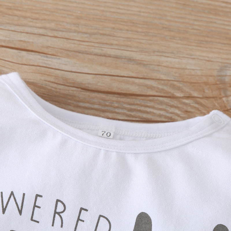 Alphabet Casual Cotton Baby Bodysuit