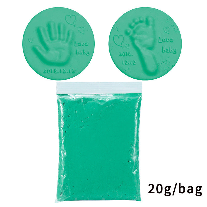 Baby Handprint & Footprint Clay – Non-Toxic Keepsake Kit for 0-6 Months