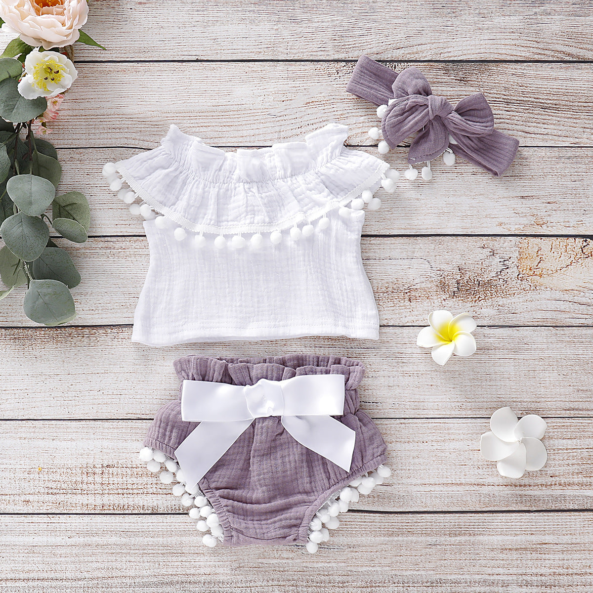 Soft Cotton Sleeveless Set for Girls – Stylish & Comfortable
