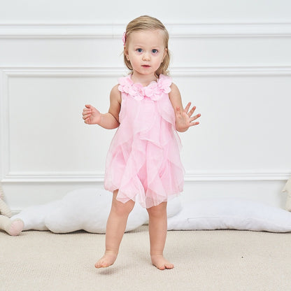 Sleeveless Summer Dress for Baby Girls – Cotton, Soft & Breathable