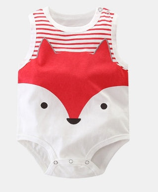 Sleeveless Baby Rompers | 100% Cotton Newborn Clothes