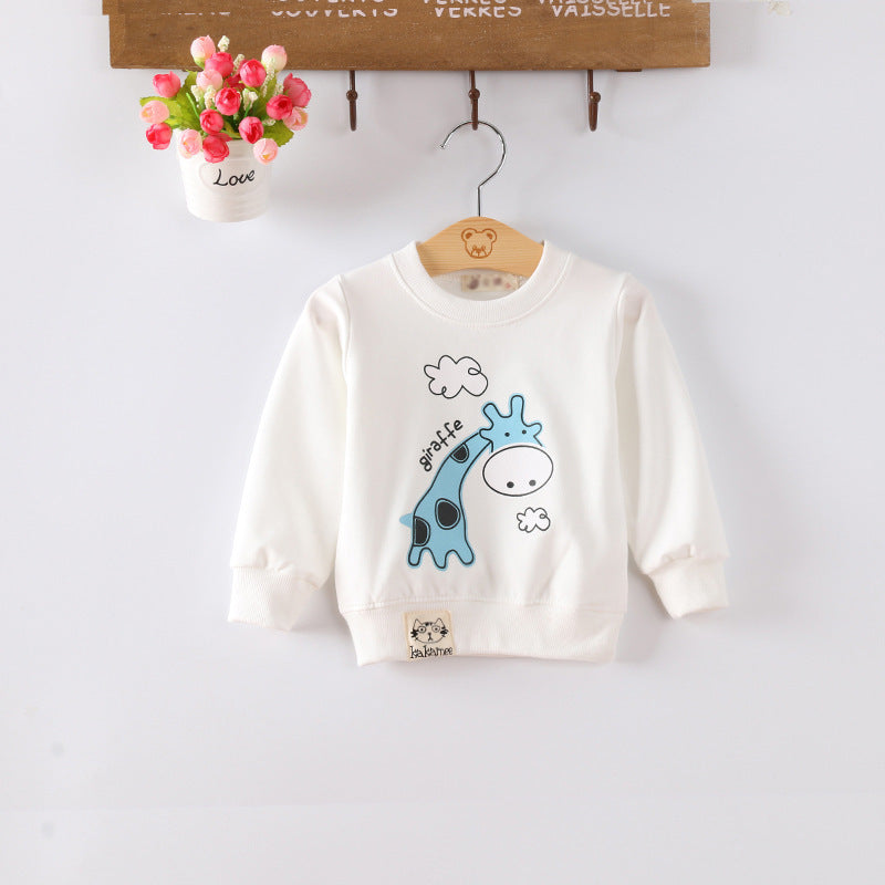 Korean Style Cartoon Baby Pullover – Soft Cotton Blend