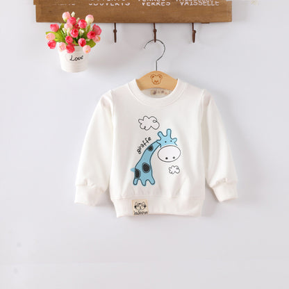 Korean Style Cartoon Baby Pullover – Soft Cotton Blend