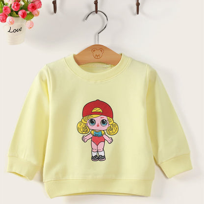 Korean Style Cartoon Baby Pullover – Soft Cotton Blend