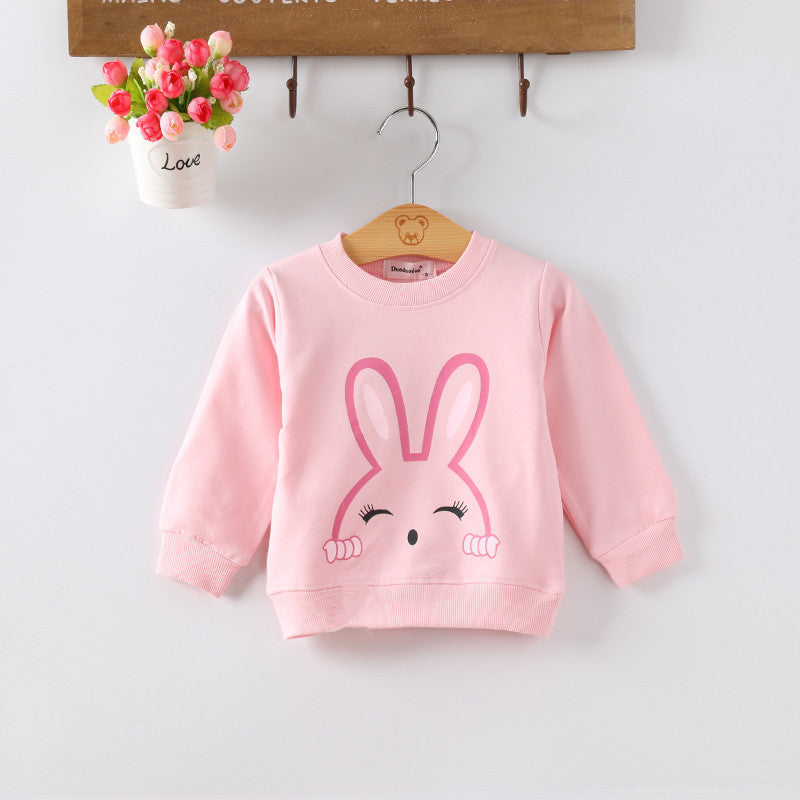 Korean Style Cartoon Baby Pullover – Soft Cotton Blend