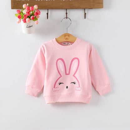 Korean Style Cartoon Baby Pullover – Soft Cotton Blend