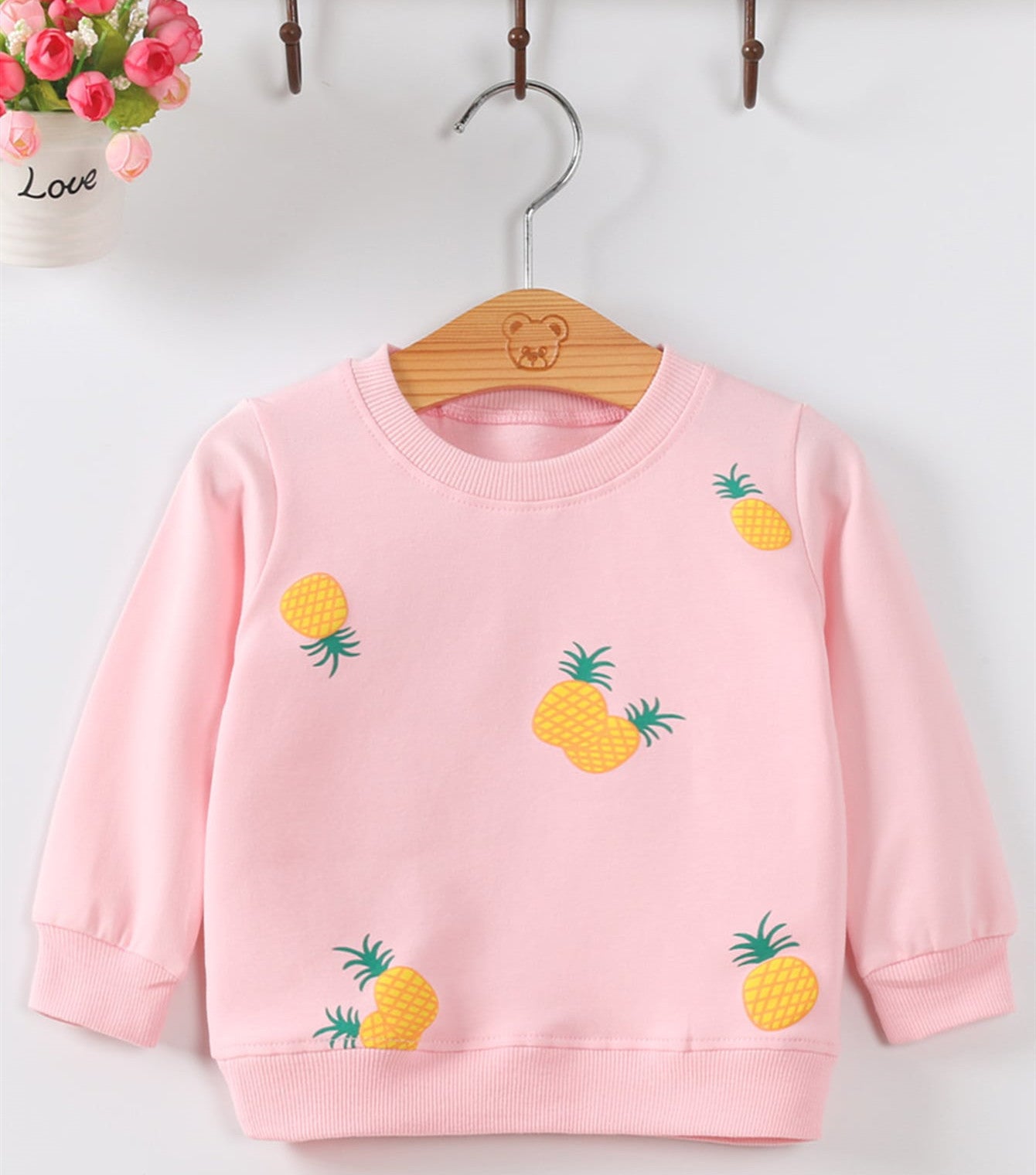 Korean Style Cartoon Baby Pullover – Soft Cotton Blend