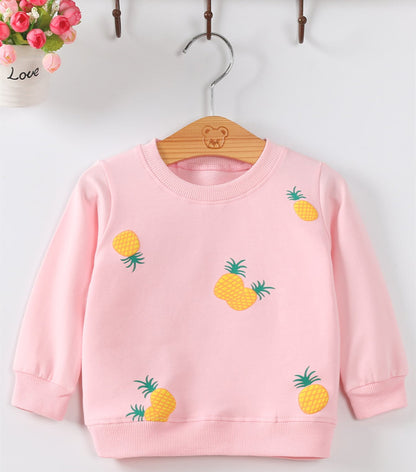 Korean Style Cartoon Baby Pullover – Soft Cotton Blend