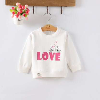 Korean Style Cartoon Baby Pullover – Soft Cotton Blend