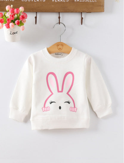 Korean Style Cartoon Baby Pullover – Soft Cotton Blend