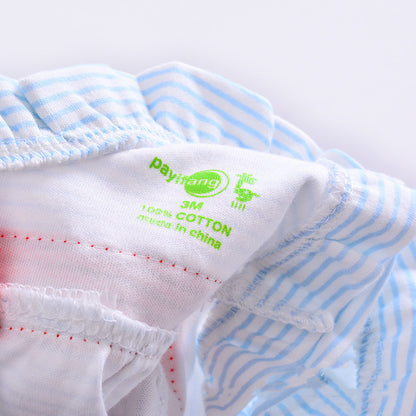 Summer Sleeveless Knitted Cotton Romper for Baby Girls