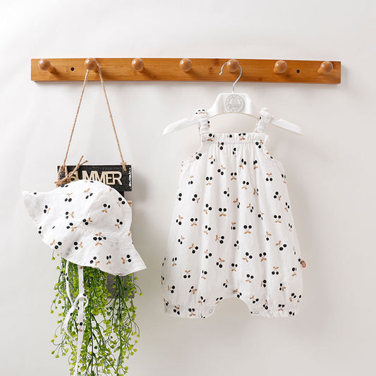 Korean Style Sleeveless Dress with Detachable Hood – Summer Essential for Girls
