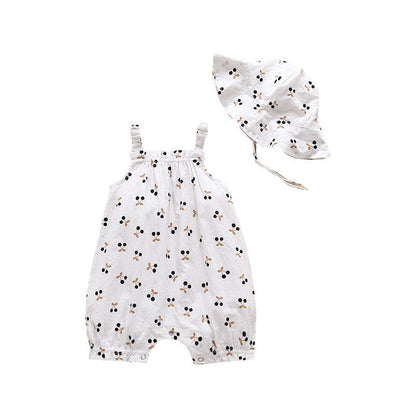 Korean Style Sleeveless Dress with Detachable Hood – Summer Essential for Girls