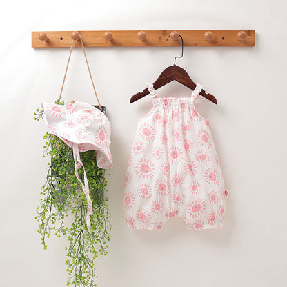 Korean Style Sleeveless Dress with Detachable Hood – Summer Essential for Girls