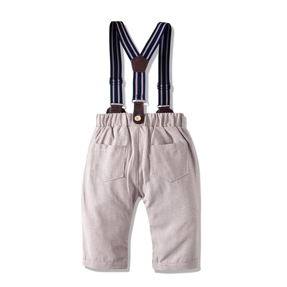 Gentleman's Cotton Romper Suit – Soft & Comfortable for Babies
