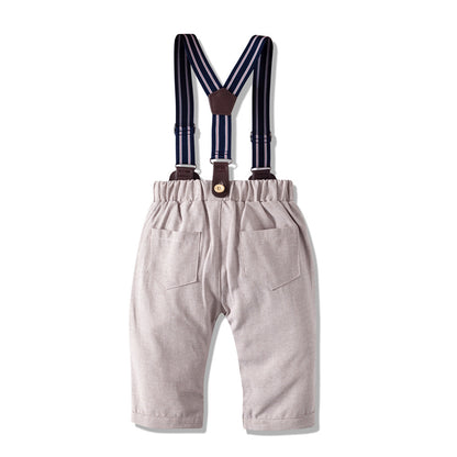 Gentleman's Cotton Romper Suit – Soft & Comfortable for Babies
