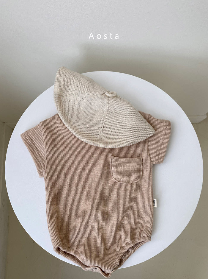 Unisex Cotton Triangle Romper – Breathable, Soft & Summer-Ready