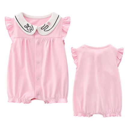 Toddler Princess Summer Cotton Romper