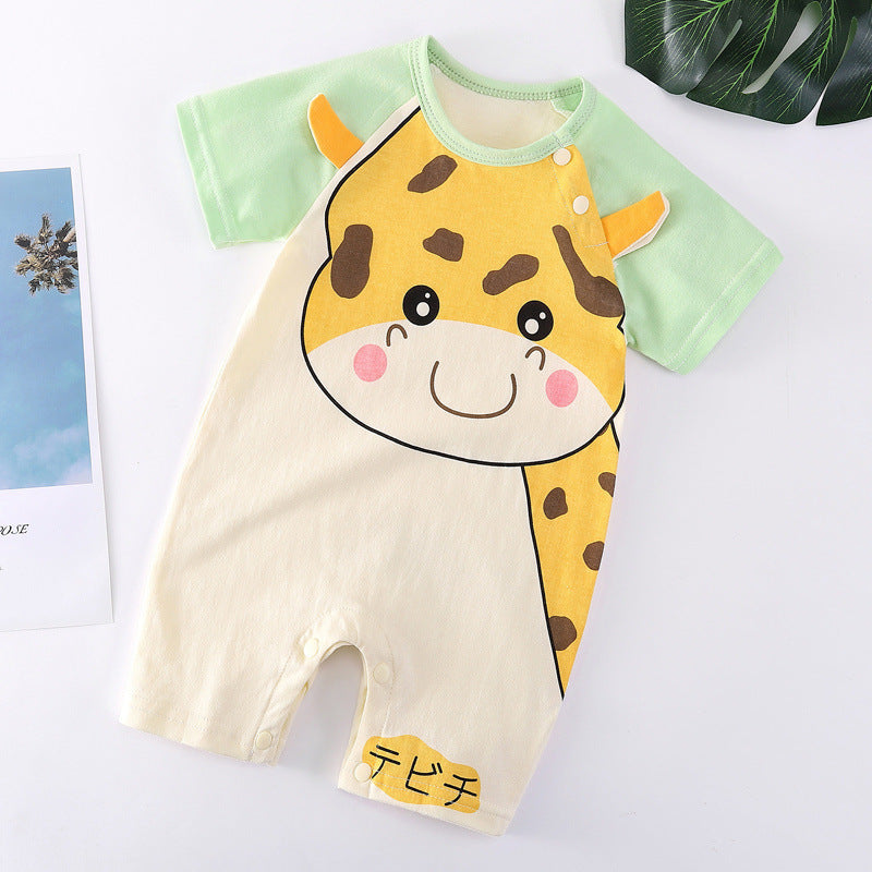 Unisex Rabbit Fur Bodysuit – Soft & Lightweight Short Sleeve for Spring