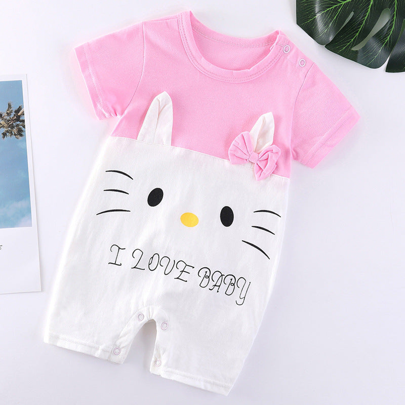 Unisex Rabbit Fur Bodysuit – Soft & Lightweight Short Sleeve for Spring