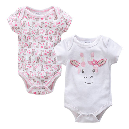 Soft Cotton Triangle Baby Climbing Romper – Seamless Comfort for Newborns