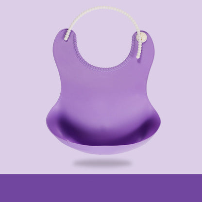 Waterproof Silicone Baby Bib – Hygienic & Adjustable Feeding Bibs for Infants and Toddlers
