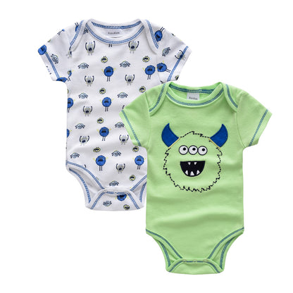 Soft Cotton Triangle Baby Climbing Romper – Seamless Comfort for Newborns