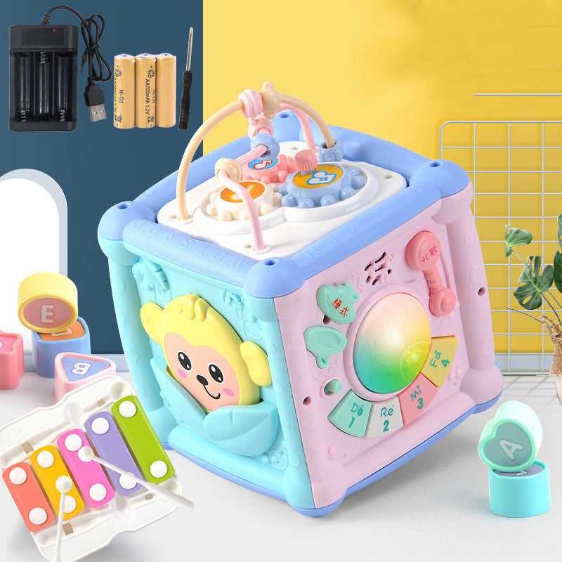 Musical Building Blocks Cube – Stack, Learn & Listen!