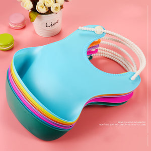 Disposable Silicone Baby Bib – Adjustable & Waterproof
