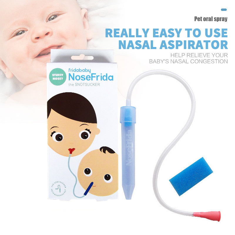 Swedish Silicone Baby Nasal Aspirator – Gentle, Safe & BPA-Free