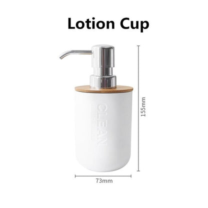 2 Mission One-Cup Soap Lotion Dispenser Toothbrush Holder